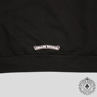 CHROME HEARTS NECK LOGO CREWNECK SWEATSHIRT - BLACK
