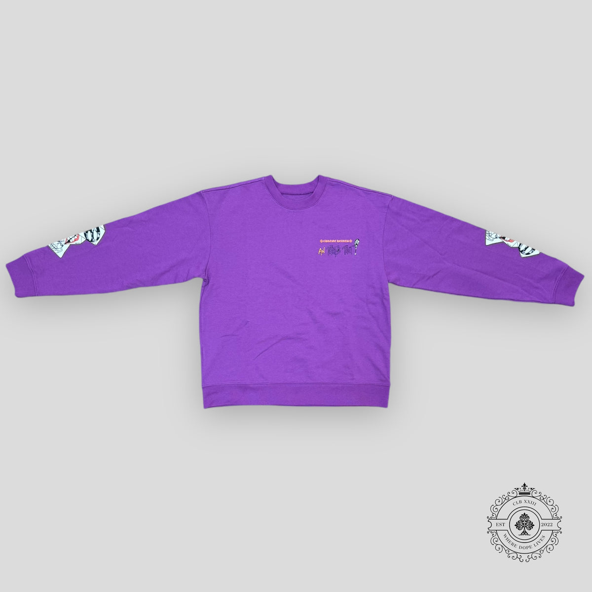 Chrome Hearts Matty Boy An That's That Crewneck in Purple