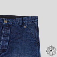 Chrome Hearts Double Turbo Diesel Carpenter Pants in Dark Wash