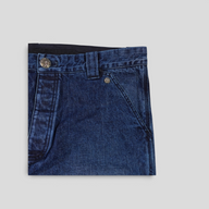 CLB XXIII Chrome Hearts Double Turbo Diesel dark wash cotton carpenter pants with signature silver hardware details