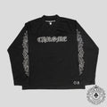 Chrome Hearts Mesh Warm Up Long Sleeve Jersey in Black