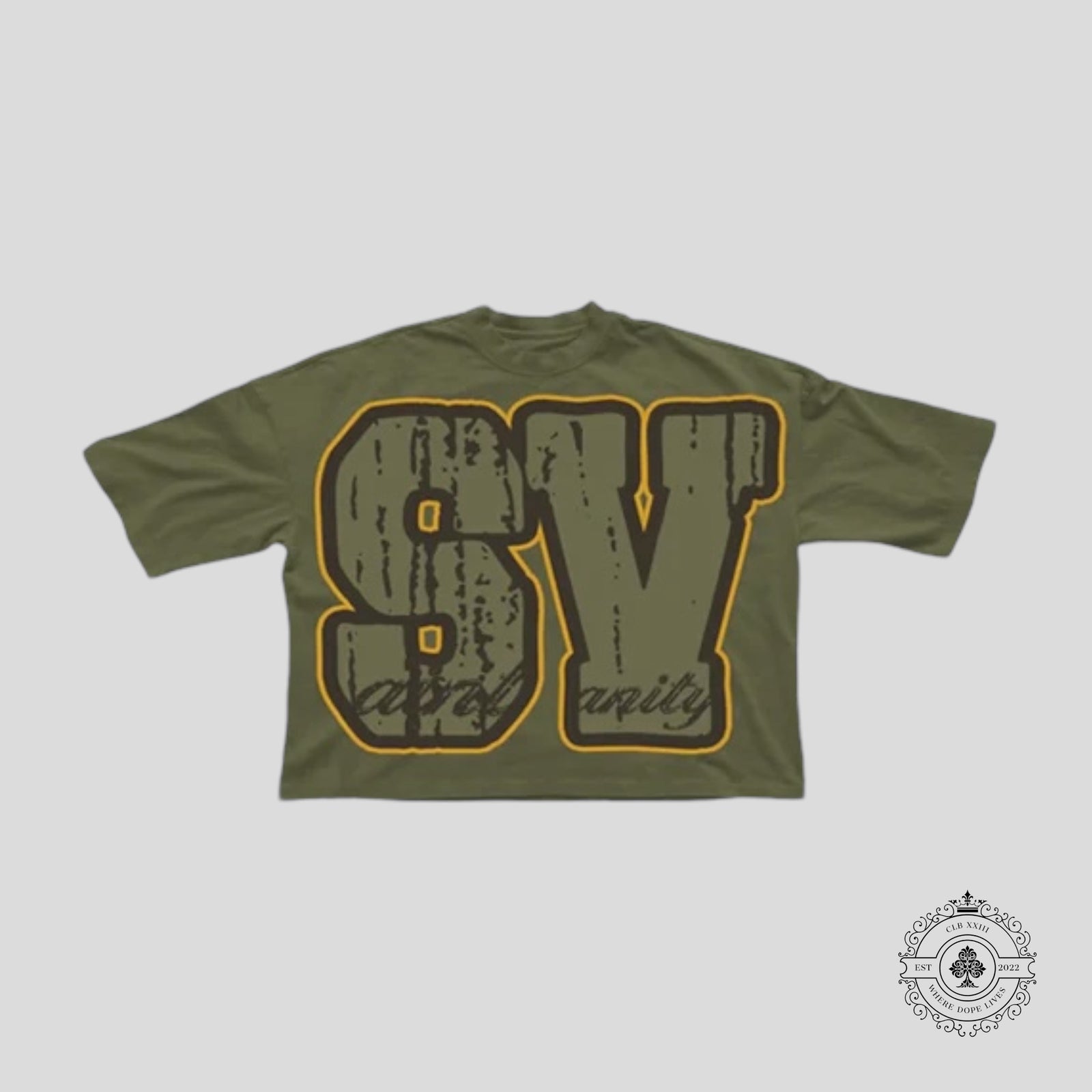 Saint Vanity Sv Tee in Olive