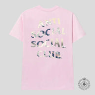 Anti Social Social Club Wave Tee in Pink