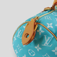Louis Vuitton Speedy P9 Bandoulière Calfskin Bag, back view