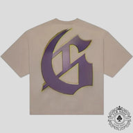 Godspeed Man in The Mirror Tee in Stone Grey