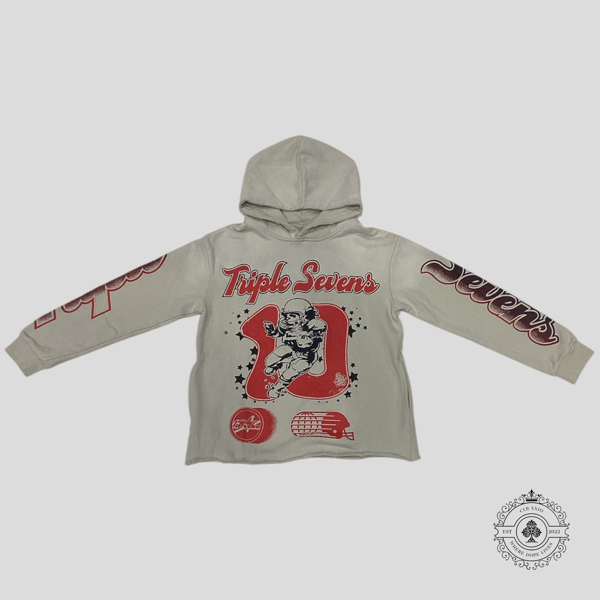 Triple Sevens All Star Hoodie in White