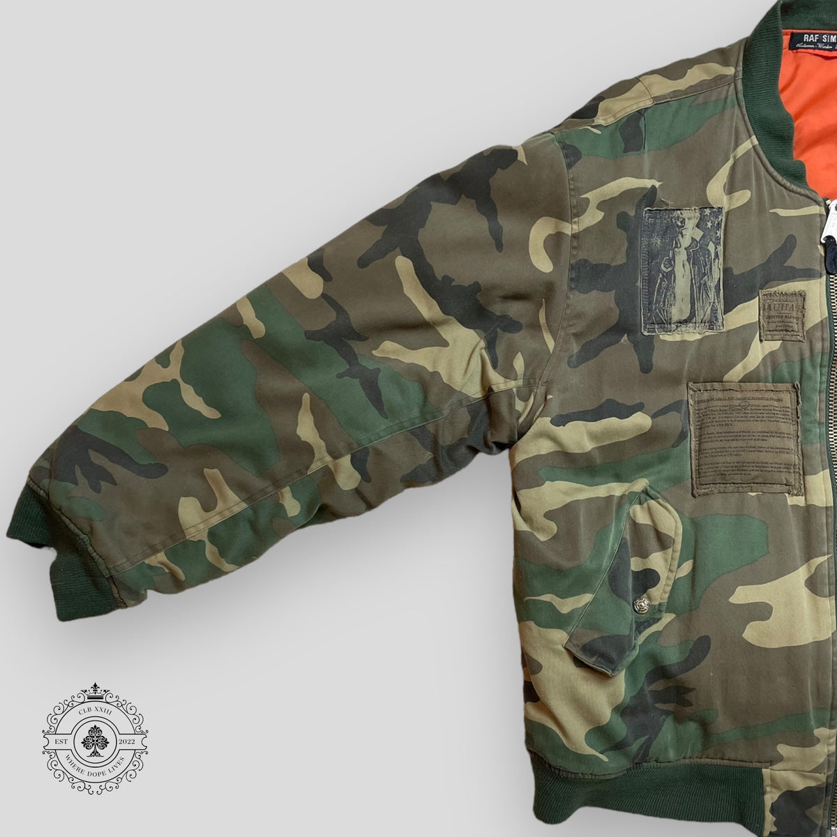 Raf Simons Riot Riot Riot Jacket in Camo