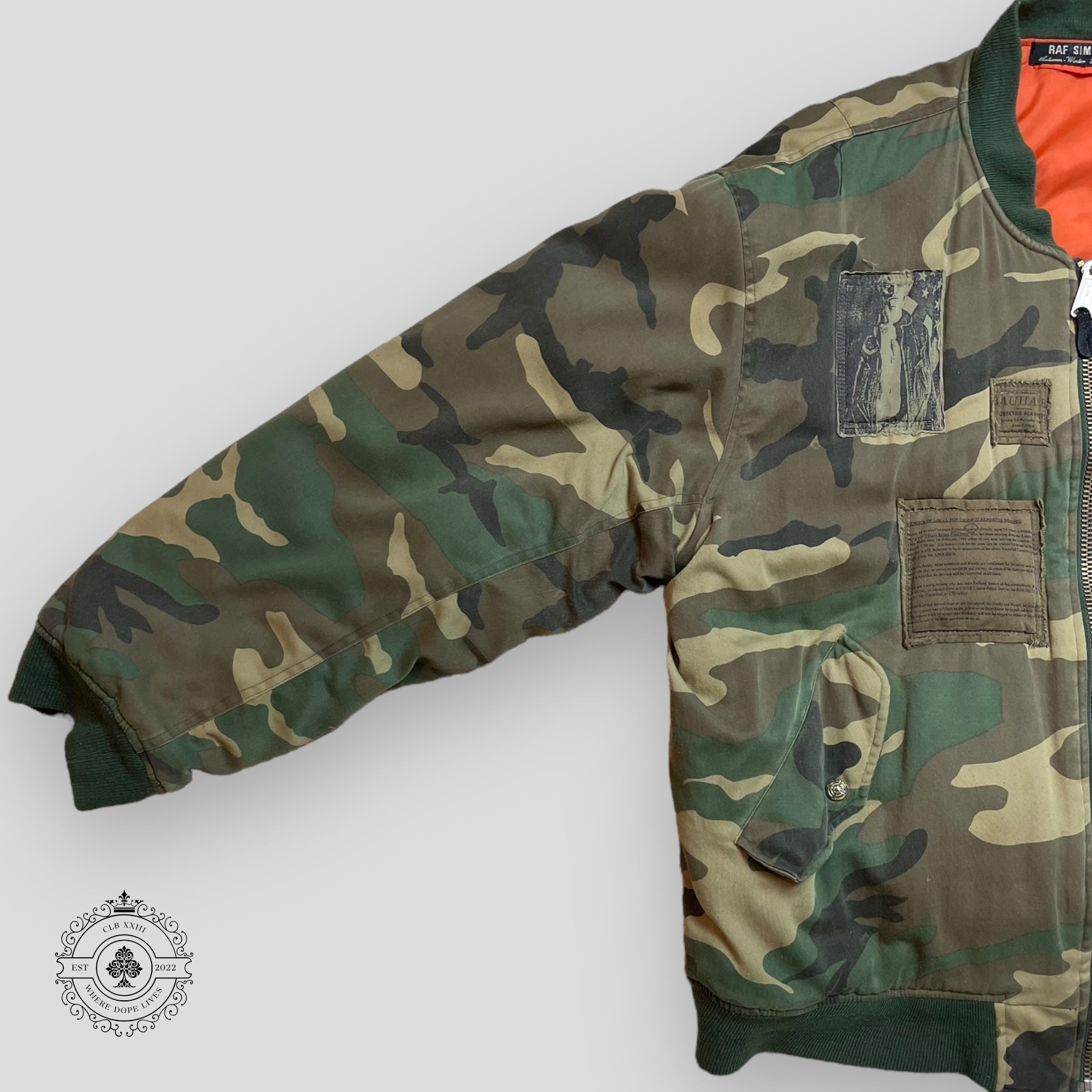 Raf Simons Riot Riot Riot Jacket in Camo