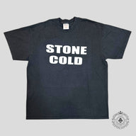 Stone Cold Whoop Ass 1990s Vintage Tee in Black