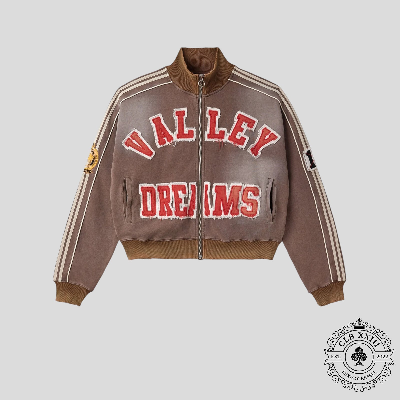Vale Forever Olympia Berlin Zip Up in Brown