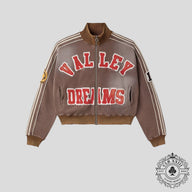 Vale Forever Olympia Berlin Zip Up in Brown