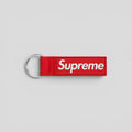 Supreme Webbing Keychain in Red