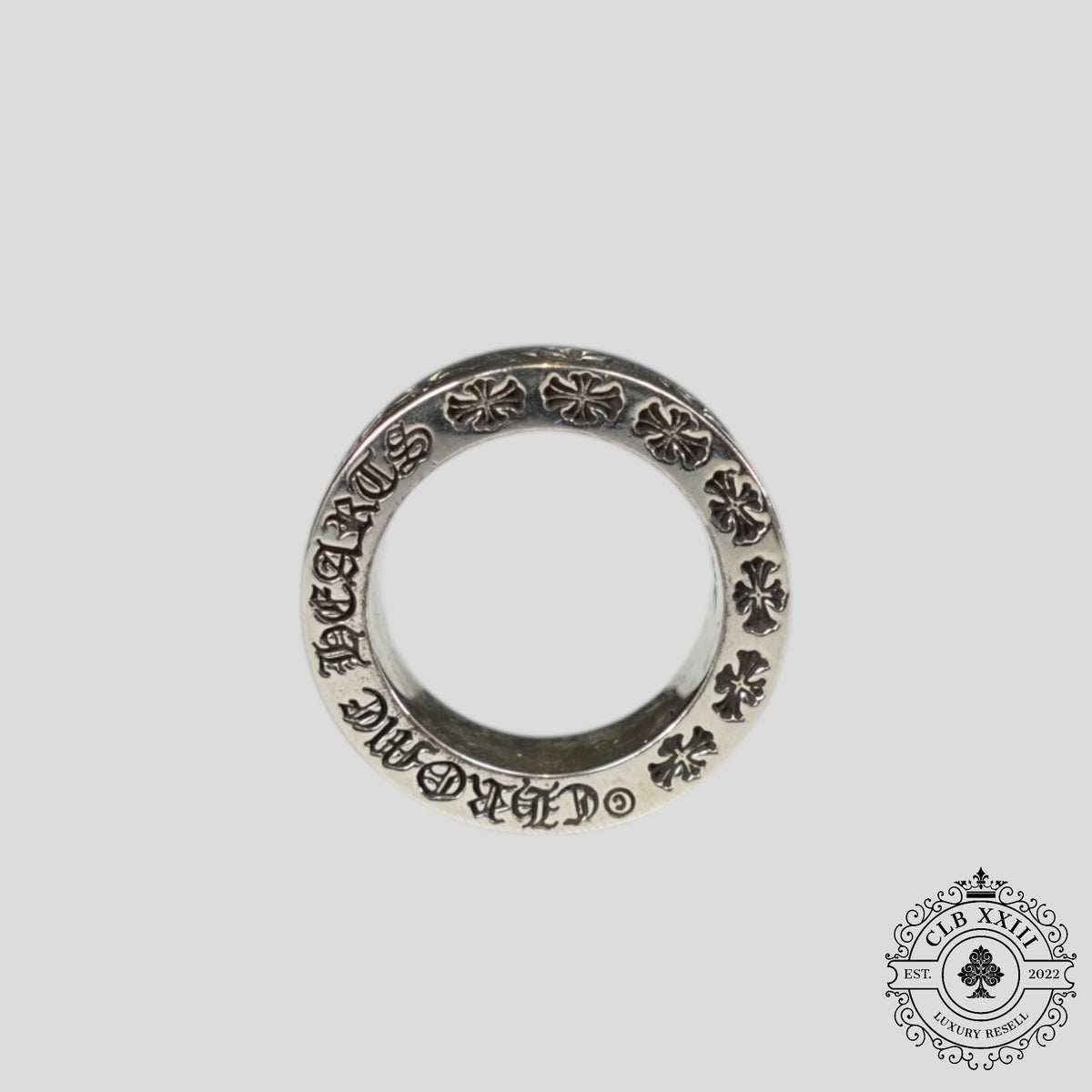 Chrome Hearts CH Forever Ring in Silver