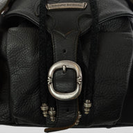 Chrome Hearts Fleur Patch Leather Gunslinger Backpack