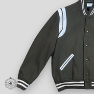 Saint Laurent Varsity Teddy Jacket in Green