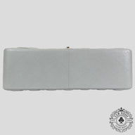 Chanel Caviar Leather Jumbo Quilted Flap Bag in Grey