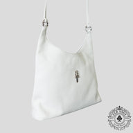 Chrome Hearts Viv Bag in White