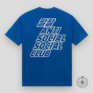 Anti Social Social Club Midnight Club Tee in Royal Blue