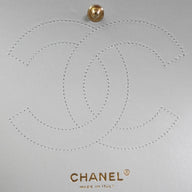 Chanel Caviar Leather Jumbo Quilted Flap Bag in Grey