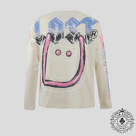 Lost Intricacy Lost X Unknwnism Long Sleeve in Beige & Blue & Pink