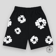 Denim Tears The Cotton Wreath Shorts Black