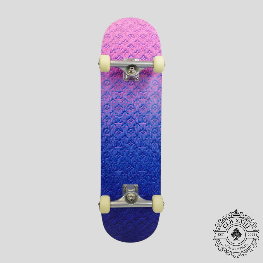 Louis Vuitton Pink & Blue Illusion Monogram Skateboard — authenticated Louis Vuitton at CLB XXIII