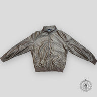 Gucci Jacquard Windbreaker in Brown