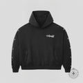 HMDD Flower Studded Hoodie in Black