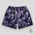 Bravest Studios Skully Shorts in Purple