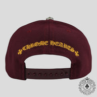 Chrome Hearts CH Embroidered Hat in Maroon