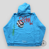 Chrome Hearts Matty Boy Brain Hoodie in Blue