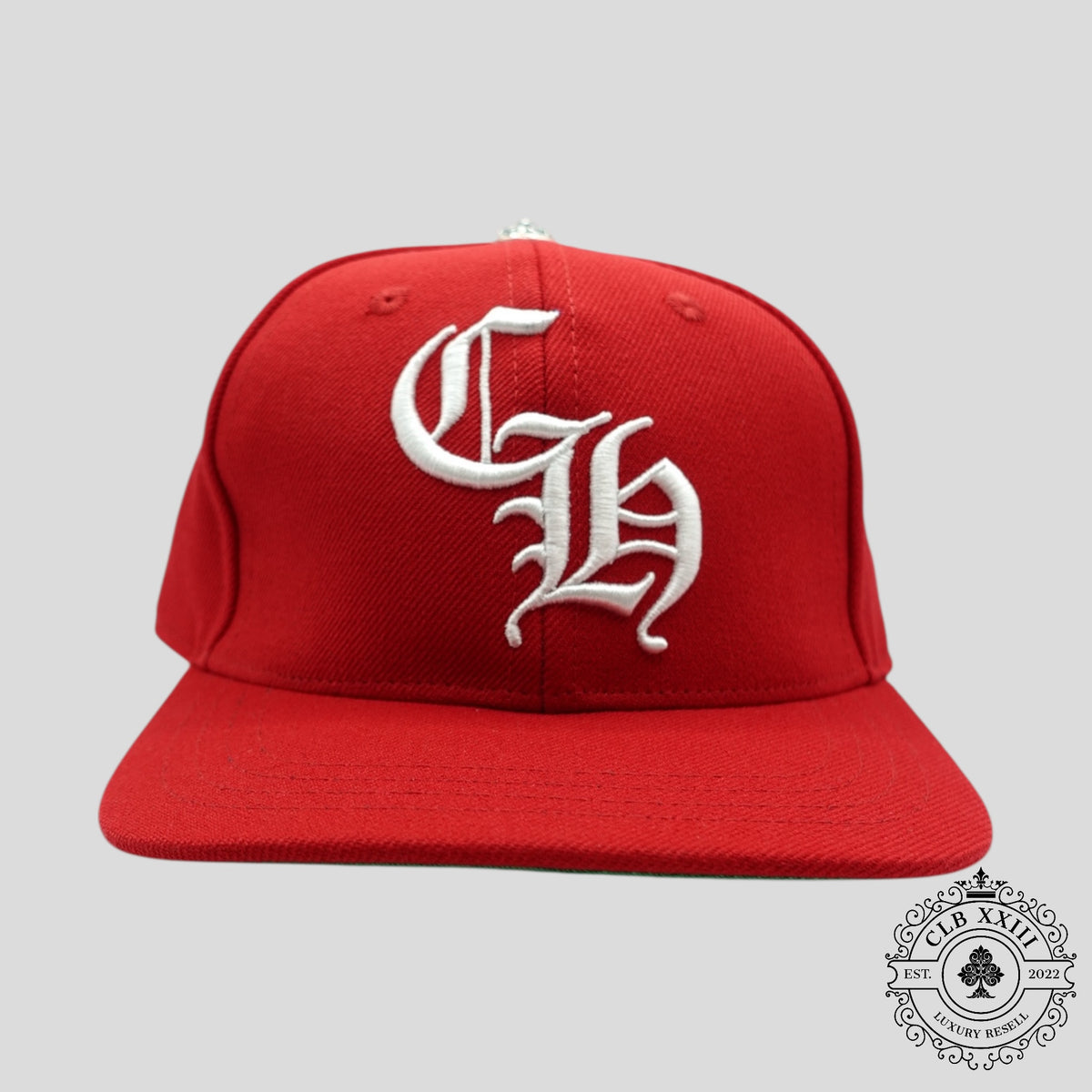 Chrome Hearts CH Embroidered Hat in Red