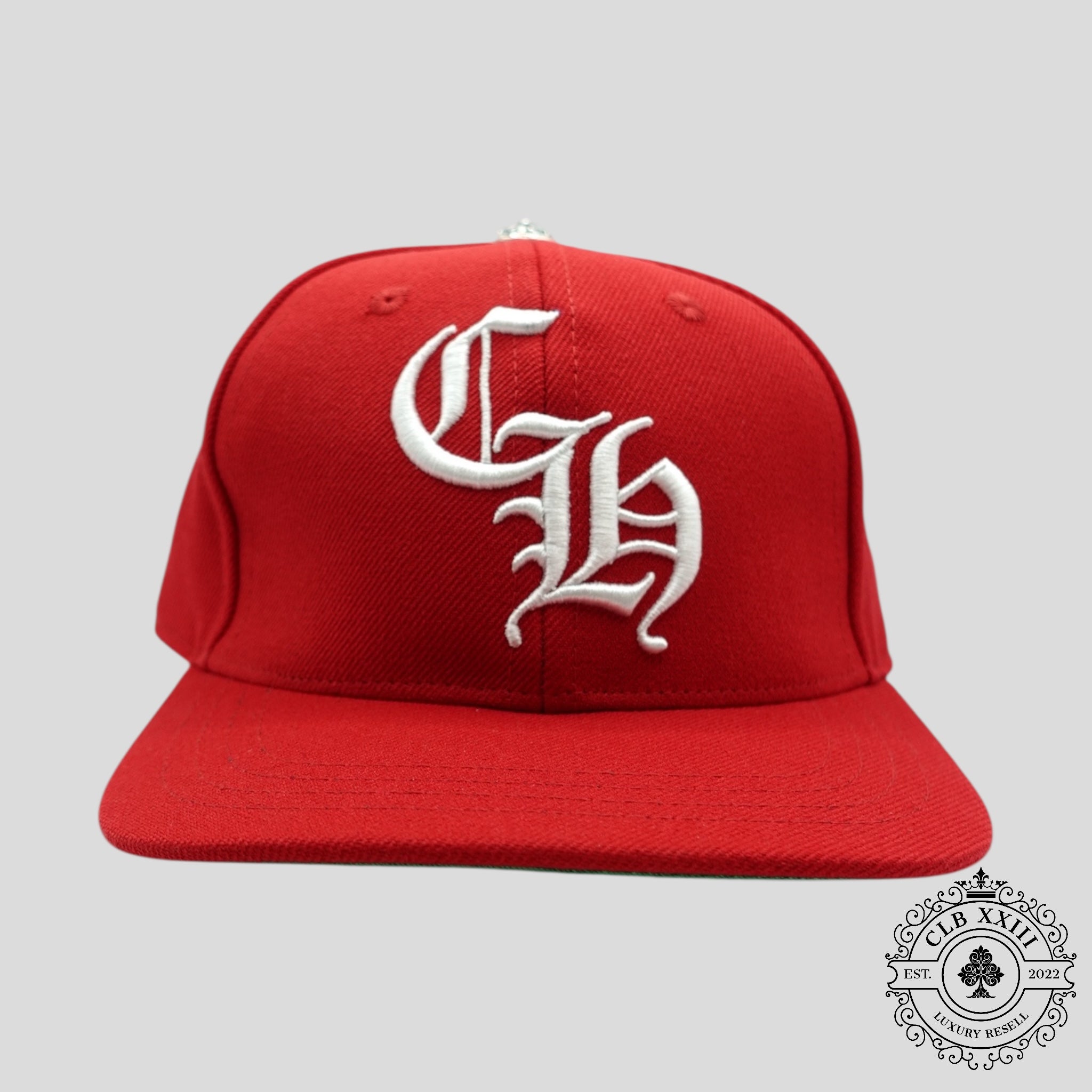Chrome Hearts CH Embroidered Hat in Red