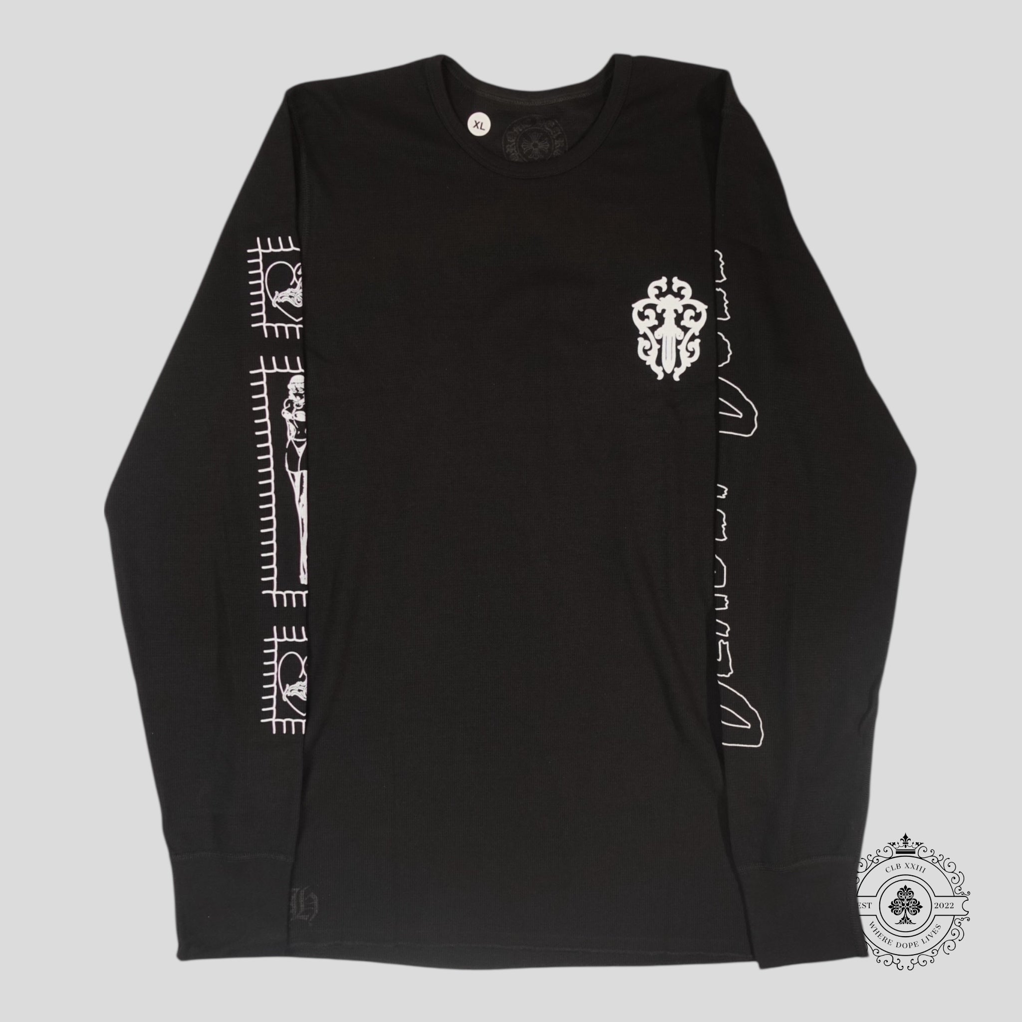 Chrome Hearts Deadly Doll Thermal Shirt in Black
