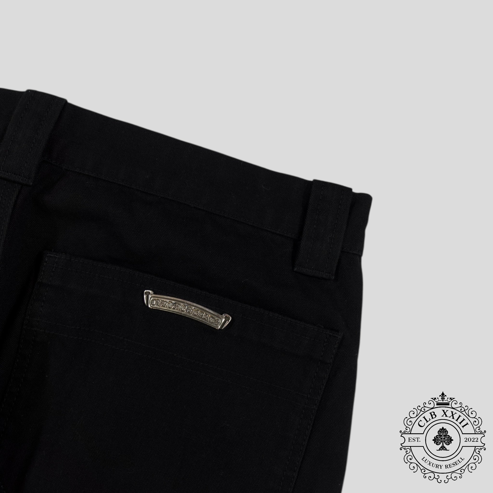 Chrome Hearts Double Knee Carpenter Pants in Black