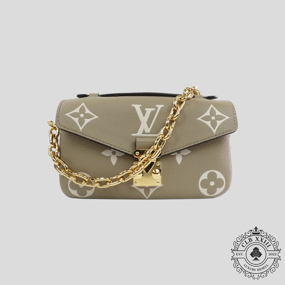 Louis Vuitton Empreinte Giant Monogram Pochette Metis East West