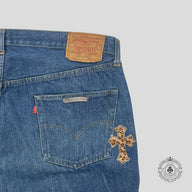 Chrome Hearts Levis Cross Patch Jeans