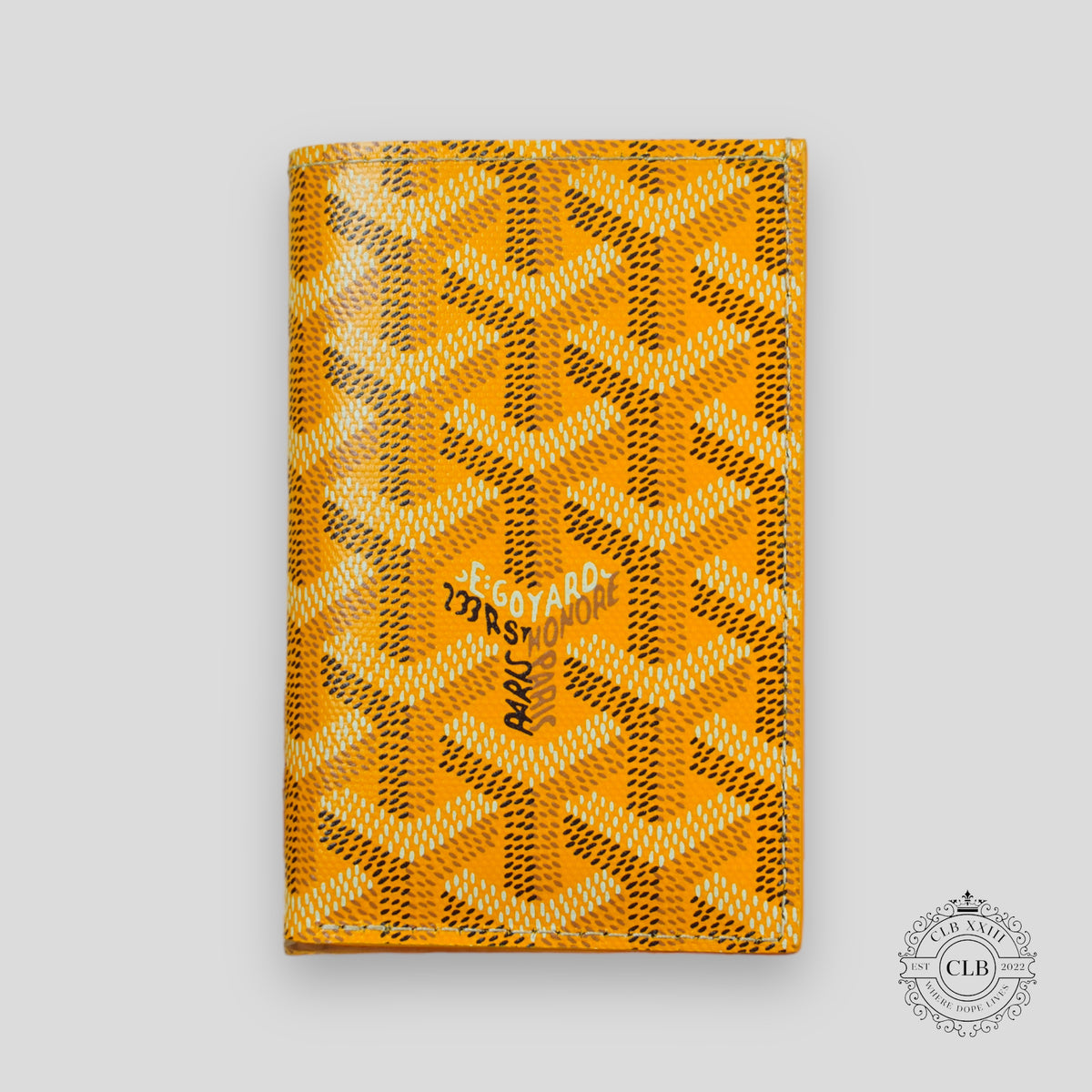 GOYARD SAINT-PIERRE CARD WALLET - YELLOW
