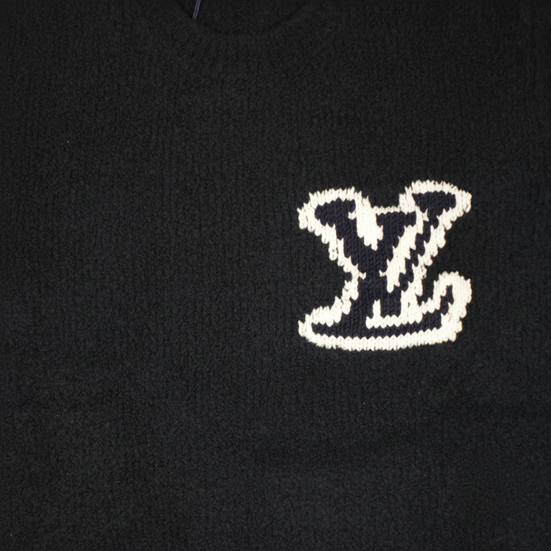Louis Vuitton LV Intarsia Sweater in Navy Blue