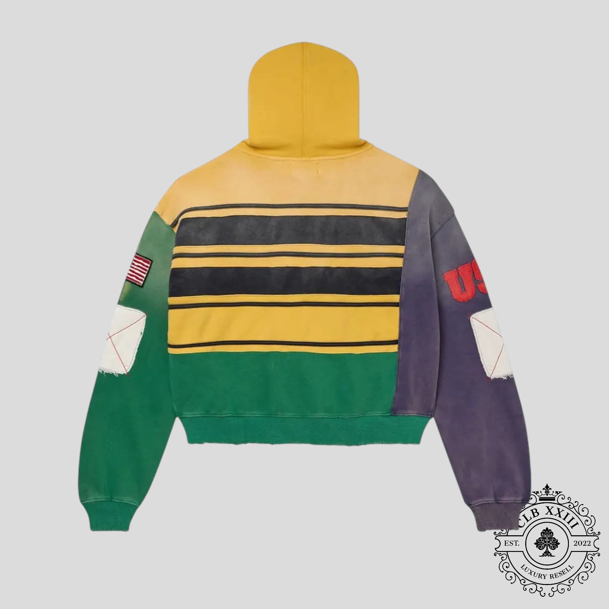 Vale Forever Collage Mardi Gras Zip Up in Multicolor