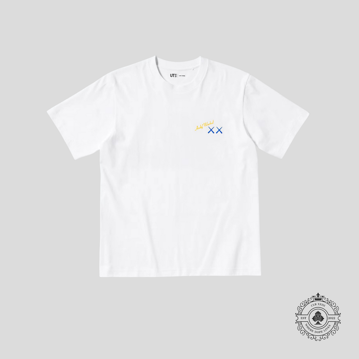 Uniqlo Kaws X Warhol Banana Tee in White