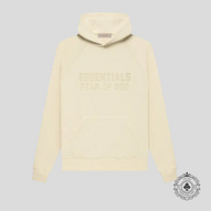 Fear of God Essentials Hoodie in Eggshell