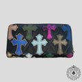 Chrome Hearts Cross Patch Wallet in Black
