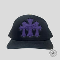 Chrome Hearts St. Barth Exclusive Hat in Black / Purple