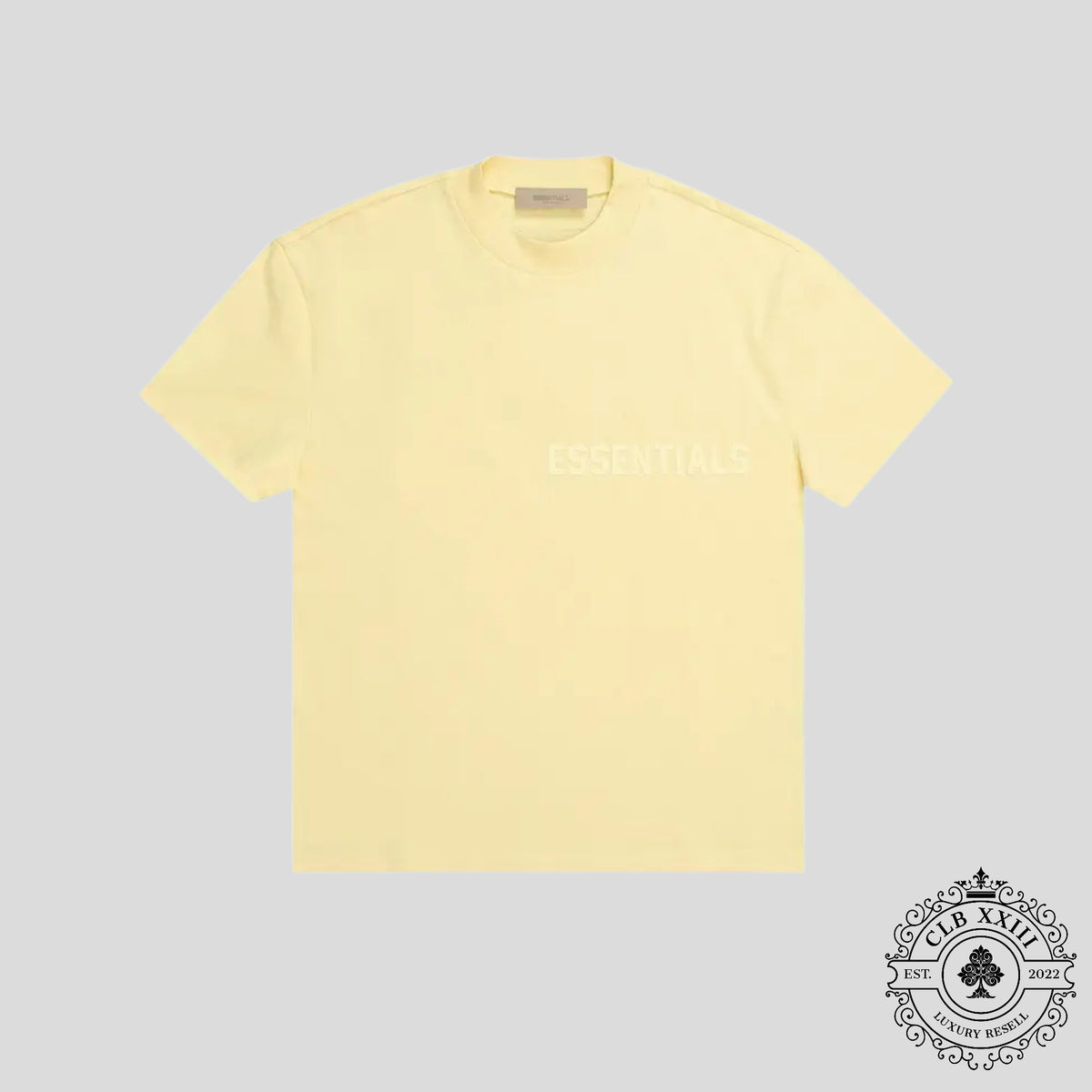 Fear of God Essentials Tee in Canary