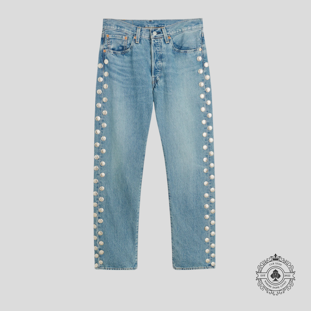 Denim Tears X Our Legacy 501 Jeans in Light Wash