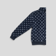 Louis Vuitton Monogram Fleece Jacket in Black