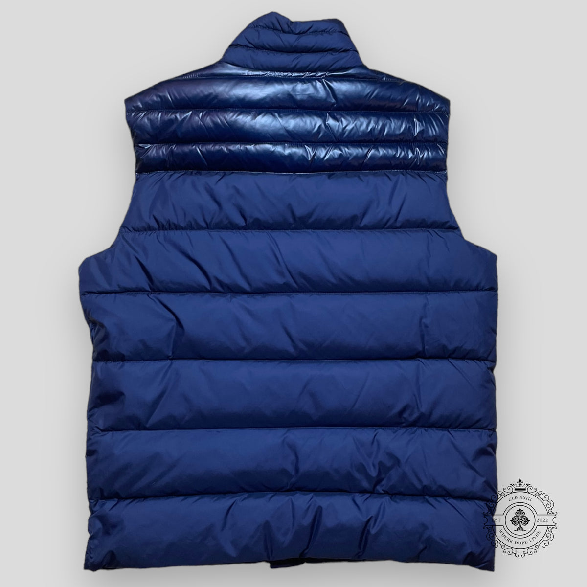 Moncler Puffer Vest in Navy Blue