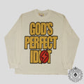 Blind Love God's Perfect Idiot Tee in Cream