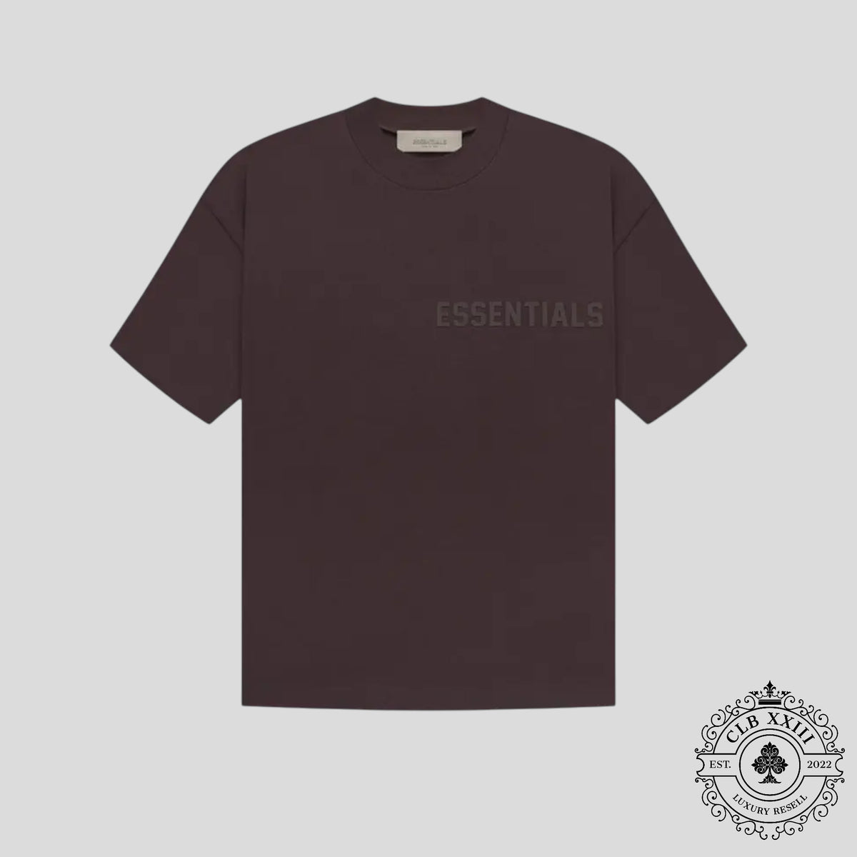 Fear of God Essentials Tee in Plum